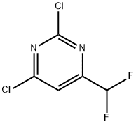 2,4-二氯-6-(二氟甲基)嘧啶 结构式