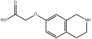 (1,2,3,4-Tetrahydro-isoquinolin-7-yloxy)-acetic acid 结构式
