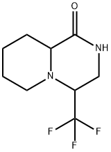 4-Trifluoromethyl-hexahydro-pyrido[1,2-a]pyrazin-1-one 结构式