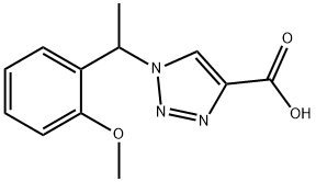 1-[1-(2-Methoxy-phenyl)-ethyl]-1H-[1,2,3]triazole-4-carboxylic acid