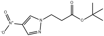 tert-butyl 3-(4-nitro-1H-pyrazol-1-yl)propanoate 结构式