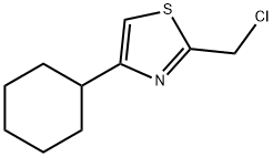 2-(氯甲基)-4-环己基-1,3-噻唑 结构式