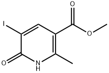 5-碘-2-甲基-6-氧代-1,6-二氢吡啶-3-甲酸甲酯 结构式