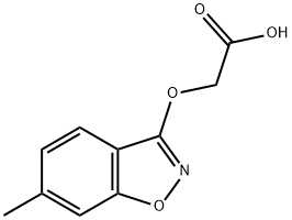 (6-Methyl-benzo[d]isoxazol-3-yloxy)-acetic acid 结构式