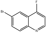 6-溴-4-氟喹啉 结构式