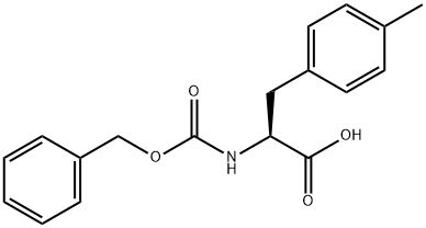 N-CBZ-DL-4-甲基苯丙氨酸 结构式