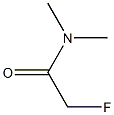 2-氟-N,N-二甲基乙酰胺 结构式