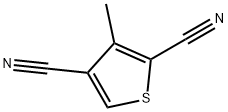 3-Methyl-thiophene-2,4-dicarbonitrile 结构式