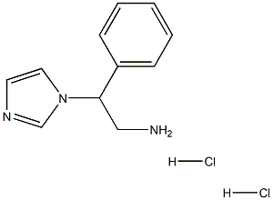 2-(1H-咪唑-1-基)-2-苯基乙胺二盐酸盐 结构式