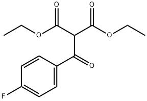 DIETHYL (4-FLUOROBENZOYL)MALONATE 结构式