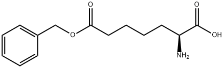 S-2-氨基庚二酸-7-苄酯 结构式