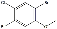 1,4-二溴-2-氯-5-甲氧基苯 结构式