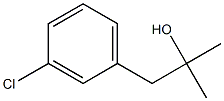 1-(3-氯苯基)-2-甲基丙-2-醇 结构式