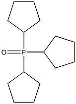 Phosphine oxide,tricyclopentyl- 结构式