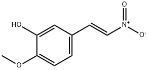 5-{2-nitrovinyl}-2-methoxyphenol 结构式