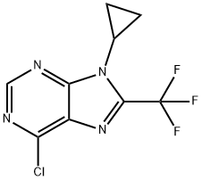 6-Chloro-9-cyclopropyl-8-trifluoromethyl-9H-purine