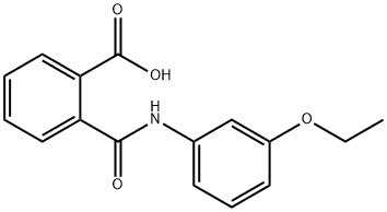 2-{[(3-ethoxyphenyl)amino]carbonyl}benzoic acid 结构式