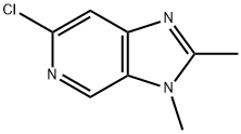 6-chloro-2,3-dimethyl-3H-imidazo[4,5-c]pyridine 结构式