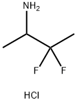 3,3-二氟丁-2-胺盐酸盐 结构式