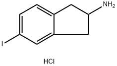 5-iodo-2,3-dihydro-1H-inden-2-amine:hydrochloride 结构式