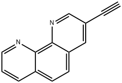 3-乙炔基-1,10-菲咯啉 结构式