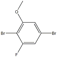 2,5-二溴-1-氟-3-甲氧基苯 结构式