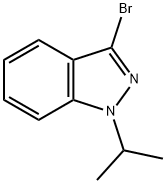 3-溴-1-异丙基-1H-吲唑 结构式