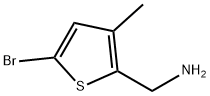 5-bromo-3-methyl-2-Thiophenemethanamine 结构式