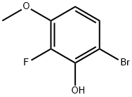 4-溴-2-氟-3-羟基茴香醚 结构式