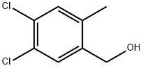(4,5-二氯-2-甲基苯基)甲醇 结构式