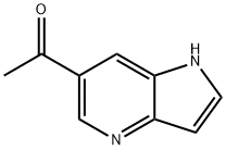 1-(1H-Pyrrolo[3,2-b]pyridin-6-yl)-ethanone 结构式