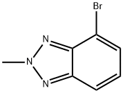 4-溴-2-甲基-2H-苯并[D][1,2,3]三唑 结构式