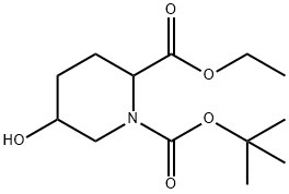 2-叔丁基2-乙基5-羟基哌啶-1,2-二羧酸酯 结构式