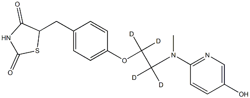 罗格列酮杂质 结构式