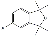 5-溴-1,1,3,3-四甲基-1,3-二氢异苯并呋喃 结构式