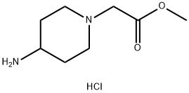 methyl (4-amino-1-piperidinyl)acetate dihydrochloride 结构式