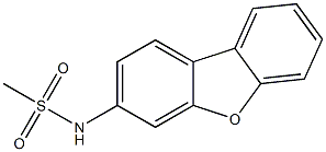 N-dibenzofuran-3-ylmethanesulfonamide 结构式