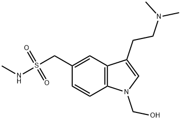 N-羟甲基舒马曲坦 结构式