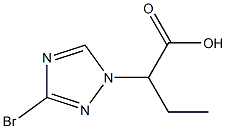 2-(3-Bromo-[1,2,4]triazol-1-yl)-butyric acid 结构式