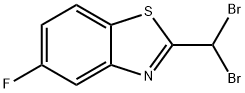 2-Dibromomethyl-5-fluoro-benzothiazole 结构式