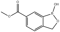 methyl 1-hydroxy-1,3-dihydro-2,1-benzoxaborole-6-carboxylate 结构式