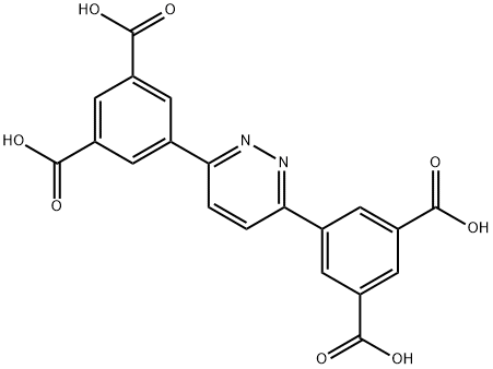 1,3-Benzenedicarboxylic acid,5,5'-(3,6-pyridazinediyl)bis- 结构式
