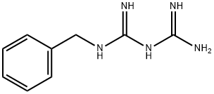 N-(苯甲基)亚氨基二碳亚氨基二酰胺 结构式