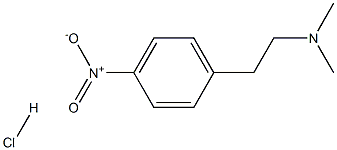 N,N-DIMETHYL-P-NITROPHENETHYLAMINE hydrochloride 结构式
