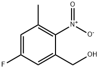 (5-Fluoro-3-methyl-2-nitro-phenyl)-methanol 结构式