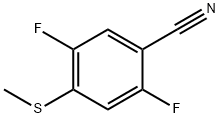 4-Cyano-2,5-difluorothioanisole 结构式