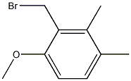 2-(溴甲基)-1-甲氧基-3,4-二甲基笨 结构式