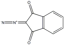 1,3-Indandione, 2-diazo- 结构式