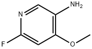 6-FLUORO-4-METHOXYPYRIDIN-3-AMINE 结构式