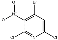 4-BROMO-2,6-DICHLORO-3-NITROPYRIDINE 结构式